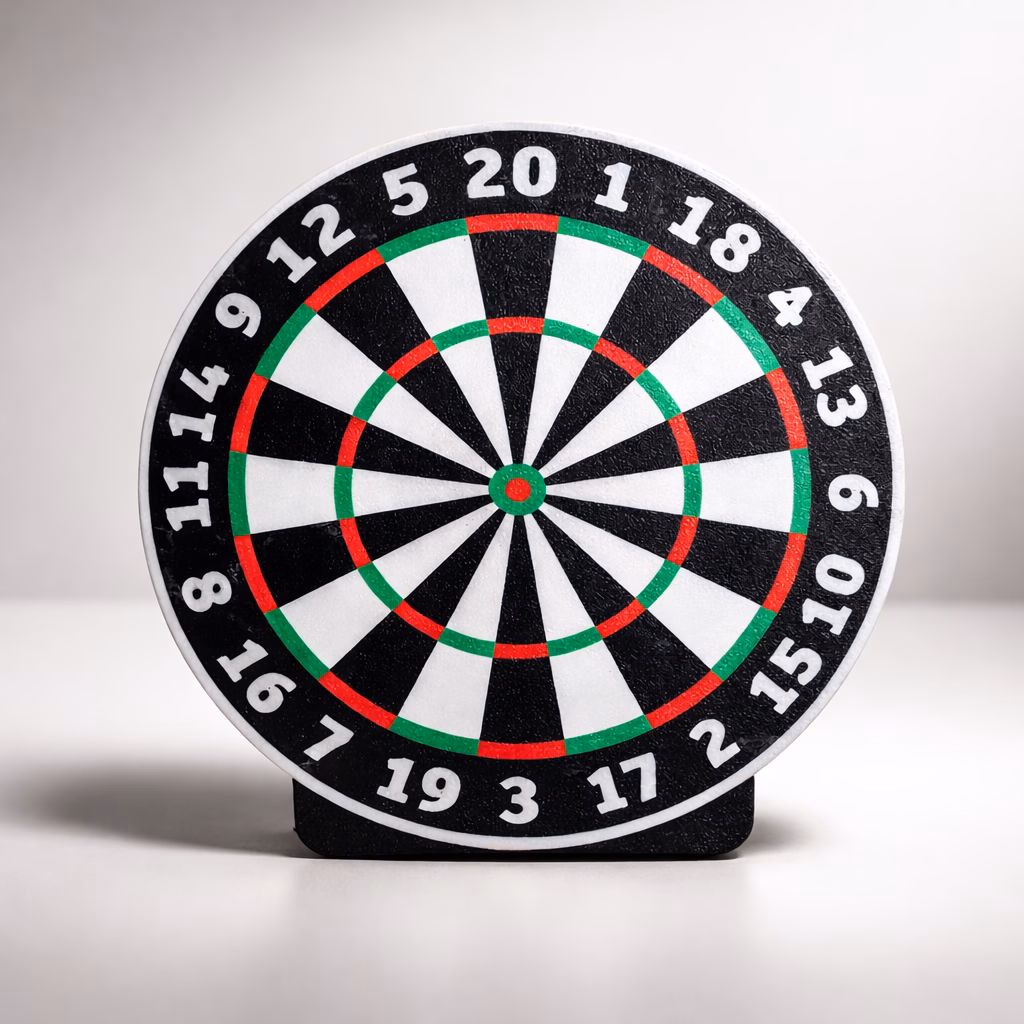 Spardose Dartscheibe stehend