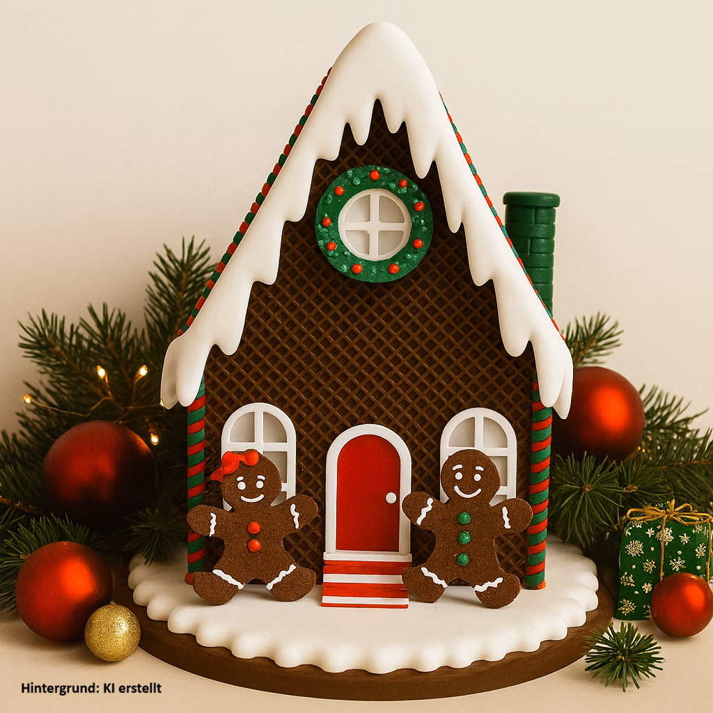 Kleines Lebkuchenhaus | Gemütliche Weihnachtsdeko
