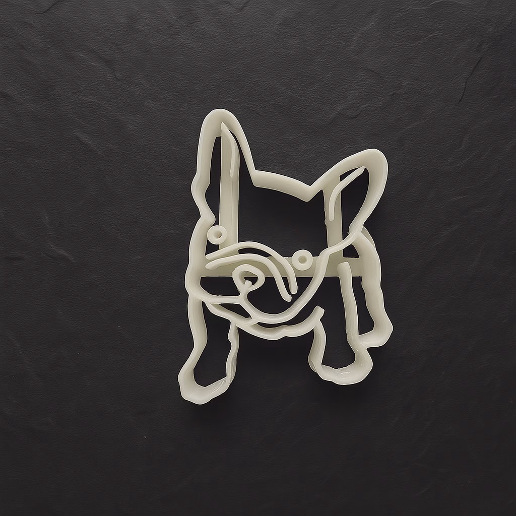 Ausstechform Französische Bulldogge