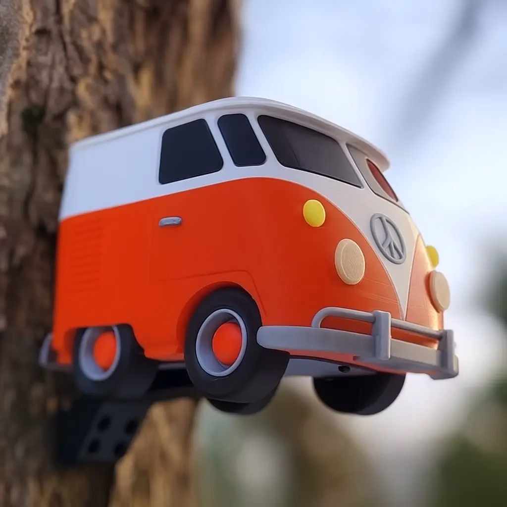 Vogelhaus Campervan | Nistkasten für kleine Gartenvögel