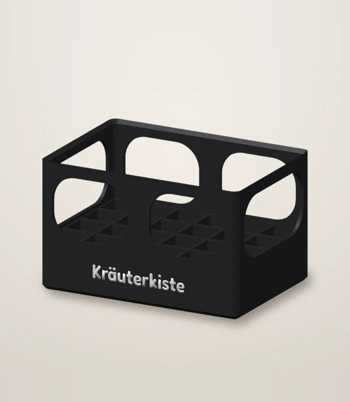 Kräuterkiste stapelbar | Für 24 eckige Mini Fläschchen