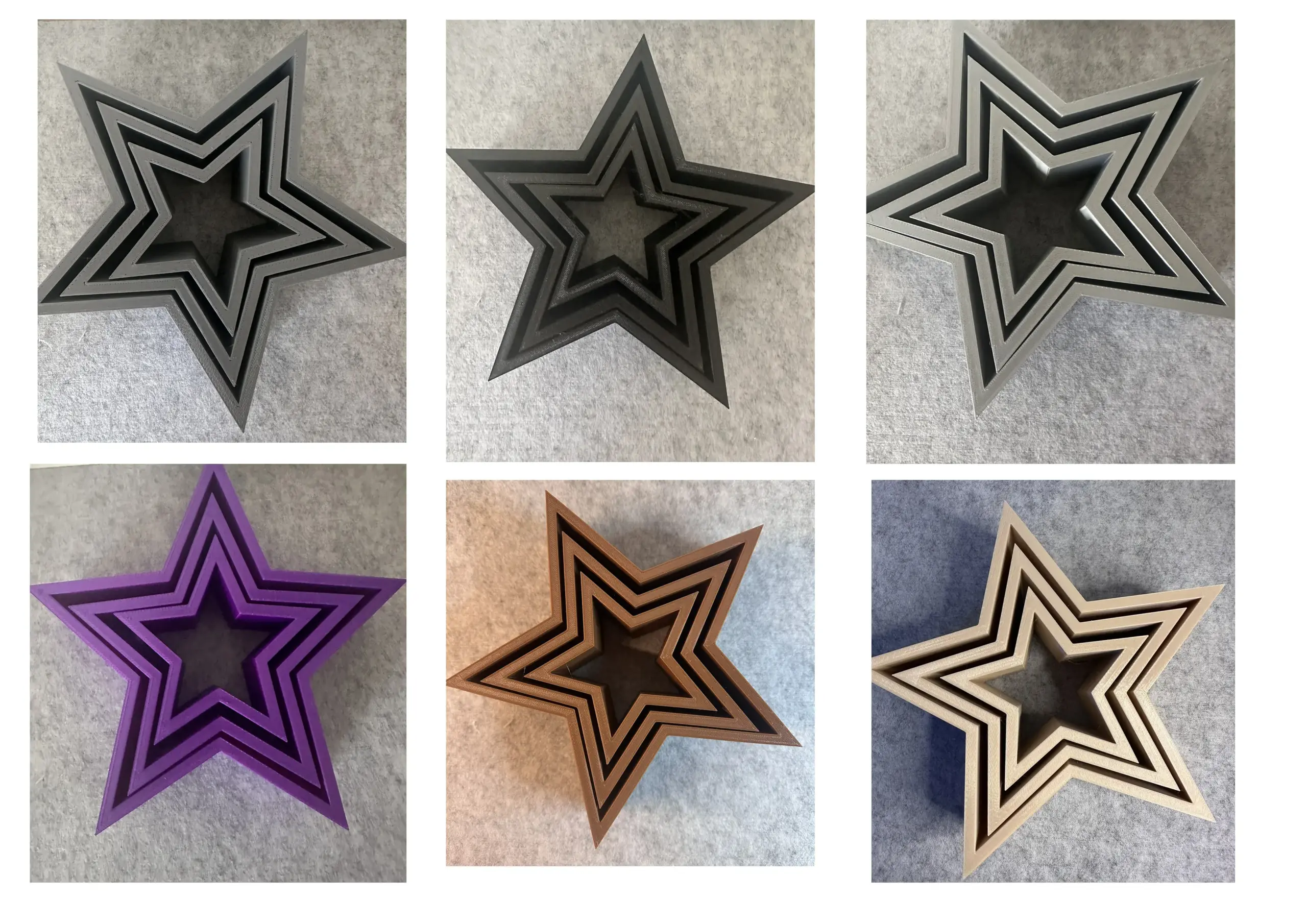 Weihnachtssterne im 3er Set – Deko zum Selbstgestalten – Bild 7