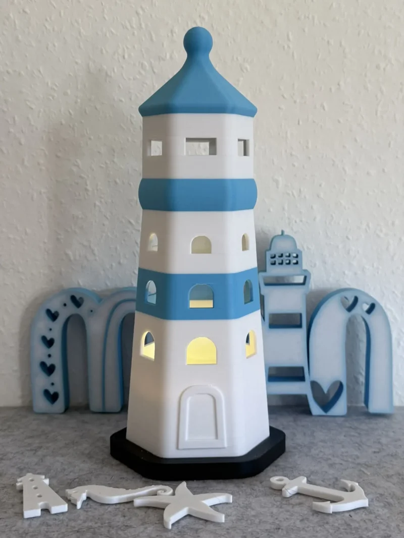 Leuchtturm für die maritime Deko – Bild 3