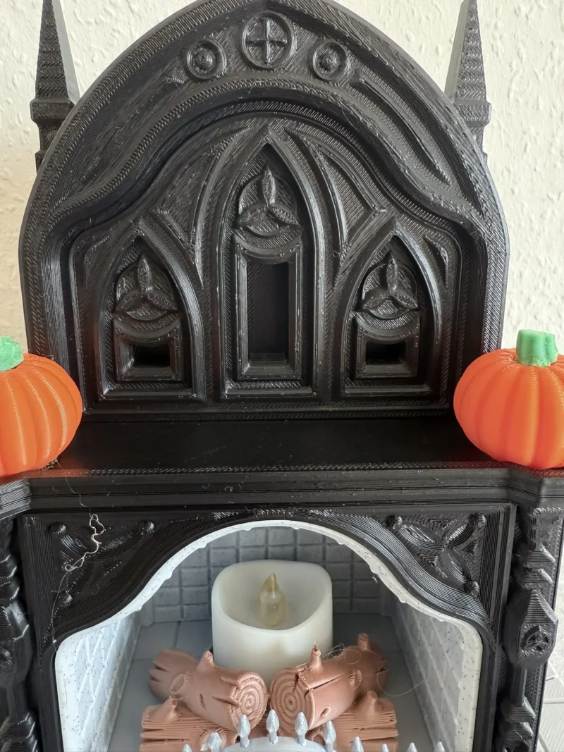 Deko Kamin Gothic Stil – Bild 5