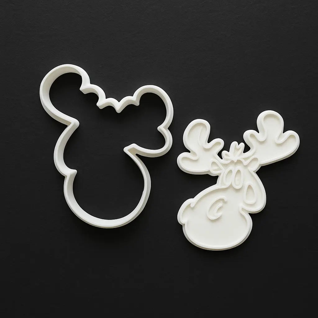 Ausstechform Lustiger Elch inkl. Stempel