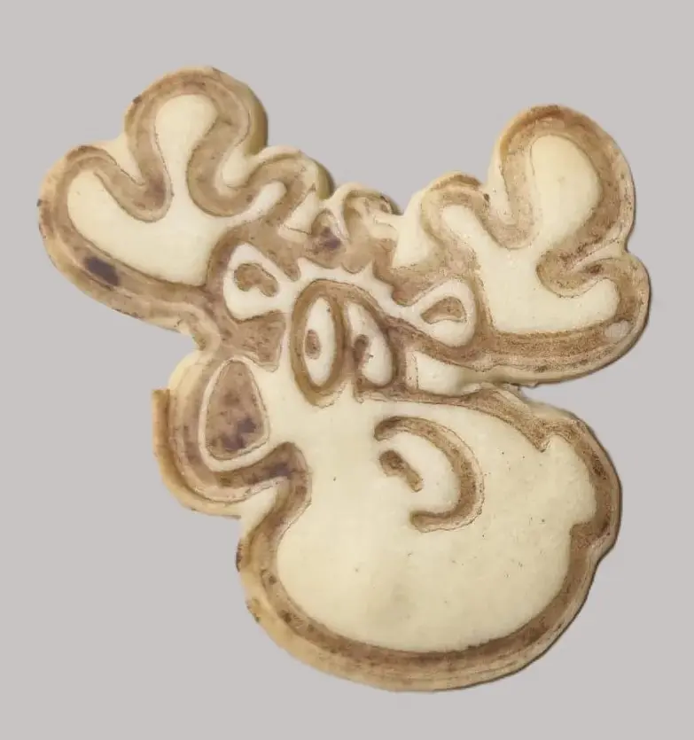 Ausstechform Lustiger Elch inkl. Stempel