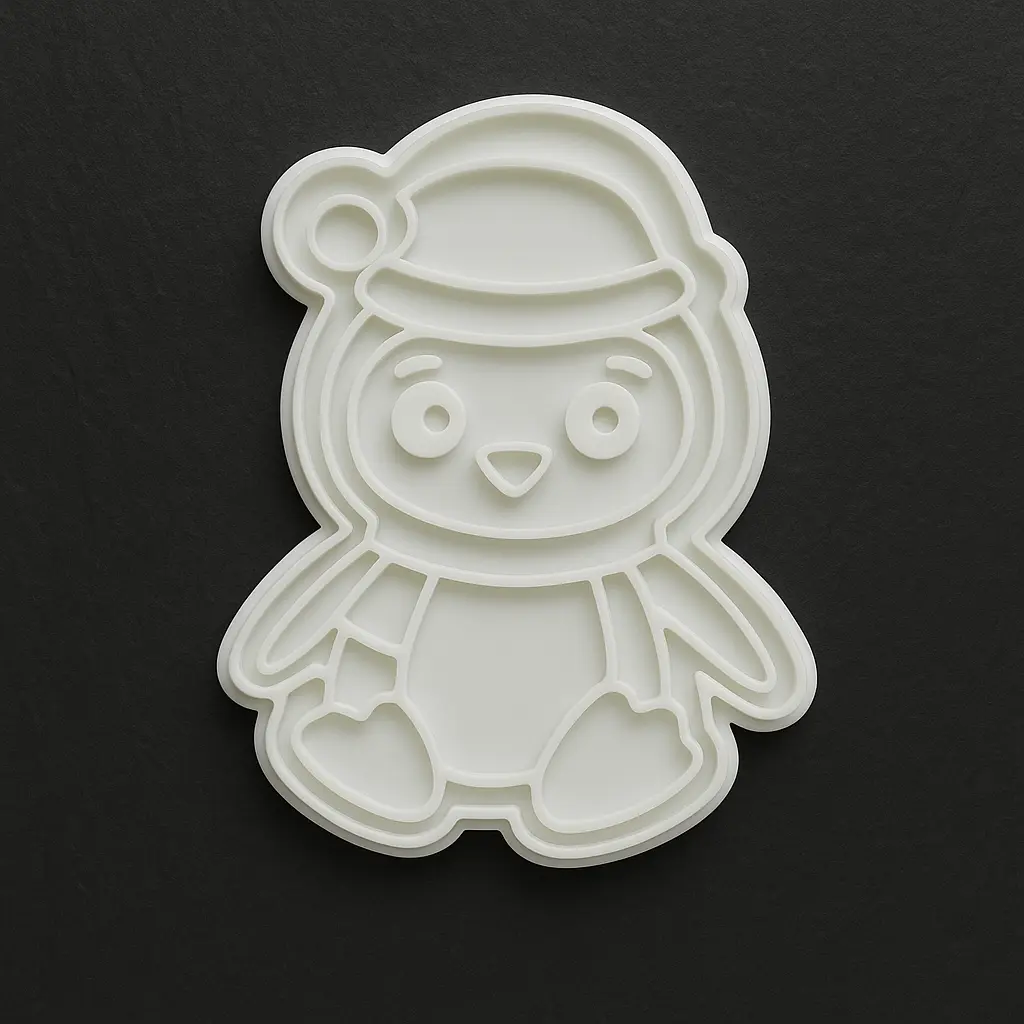 Ausstechform Pinguin inkl. Stempel