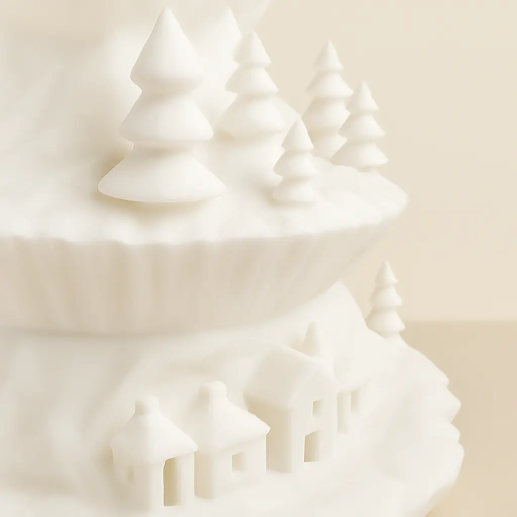 Weihnachtsbaum mit Zug – stilvolle Winterdeko – Bild 5