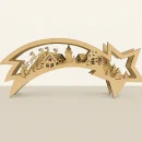 Sternschnuppe Weihnachtsstern – Winterdeko Gesamtansicht