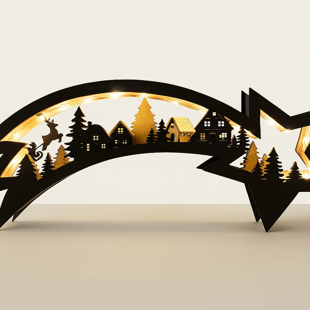 Weihnachtsstern – Winterdeko stimmungsvolle Dekoration