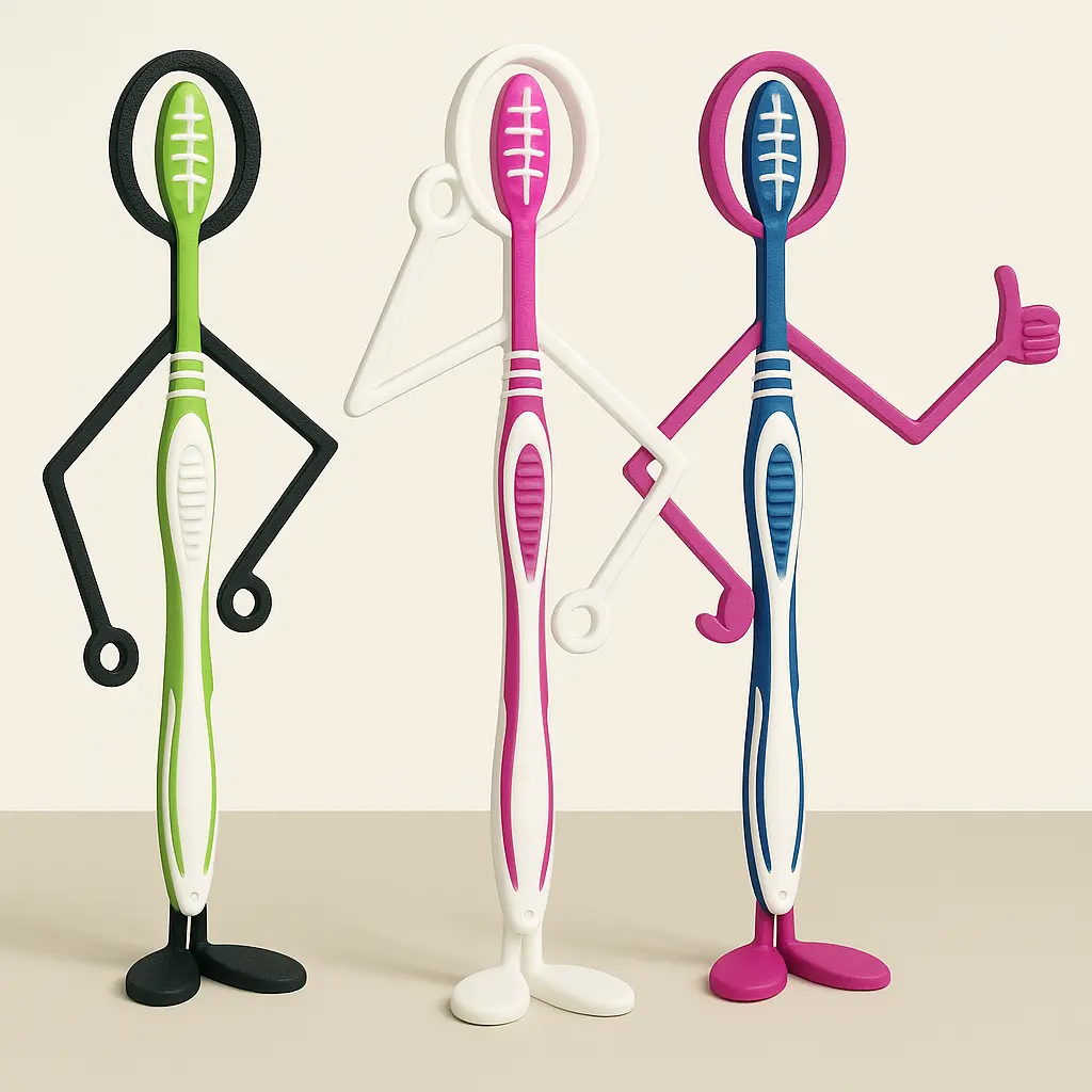 Strichmännchen – Deko mit Funktion fürs Bad – Bild 8