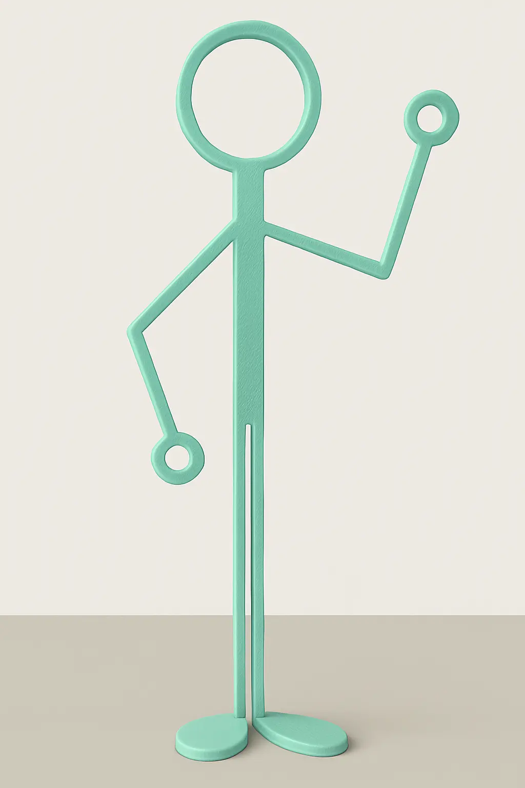 Strichmänchen – Deko mit Funktion fürs Bad