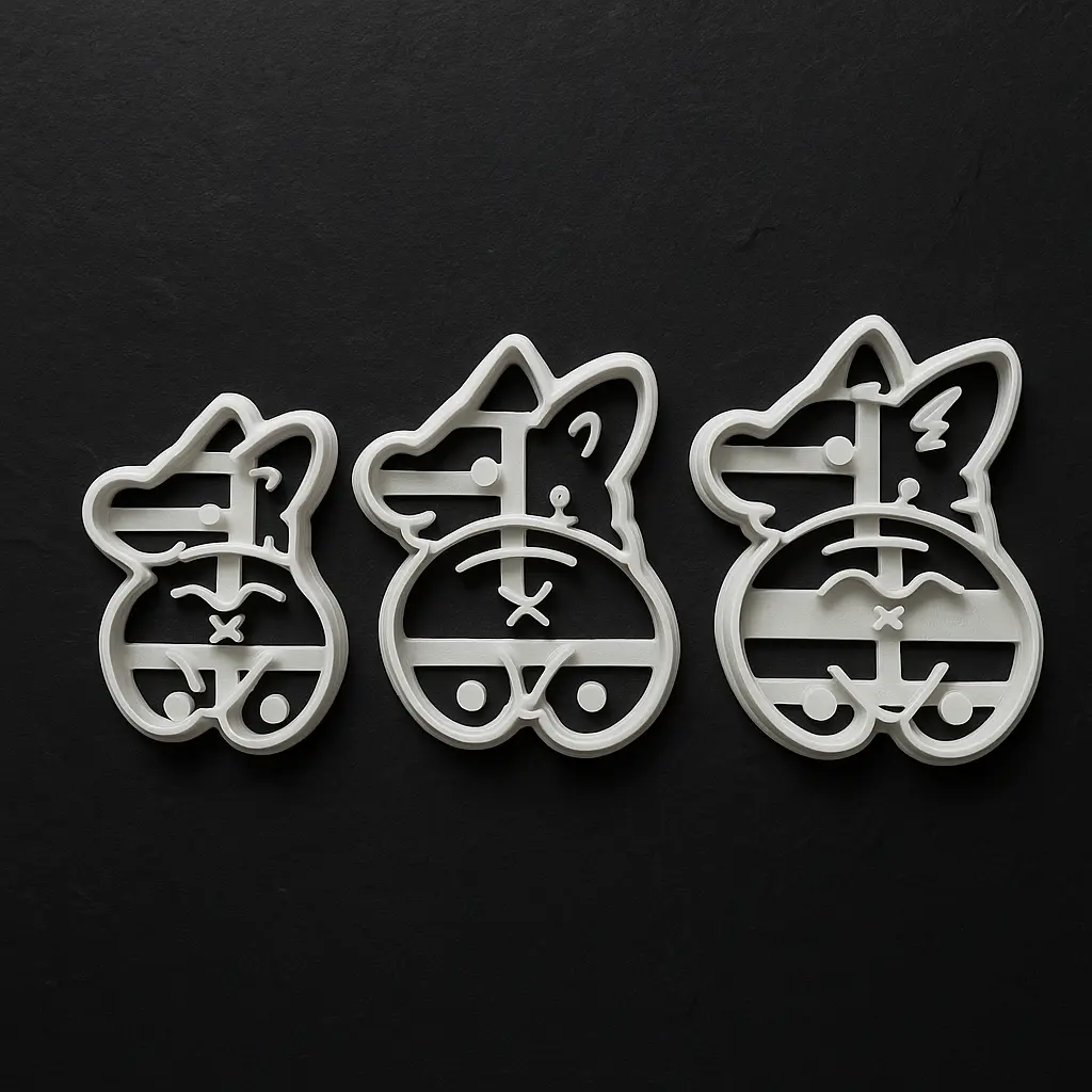 Ausstechform Corgipopo – Detailansicht