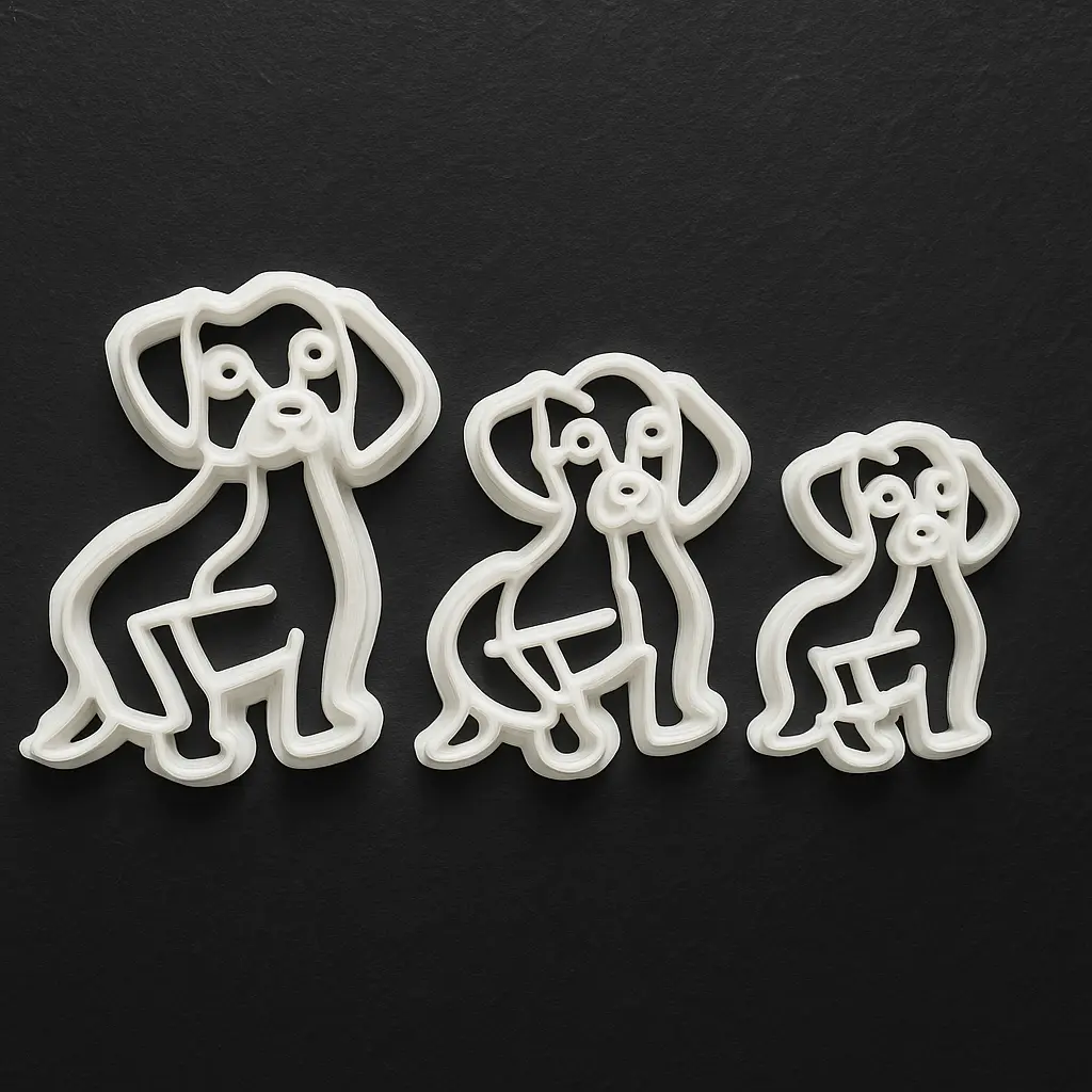 Ausstechform Dackel – Detailansicht