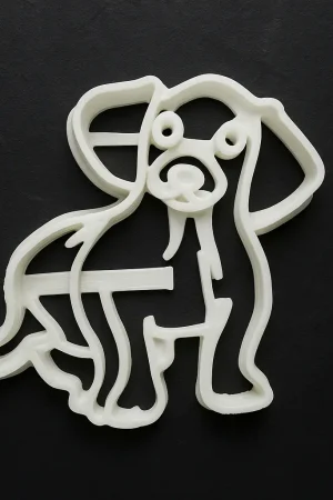 Ausstechform Dackel – Detailansicht