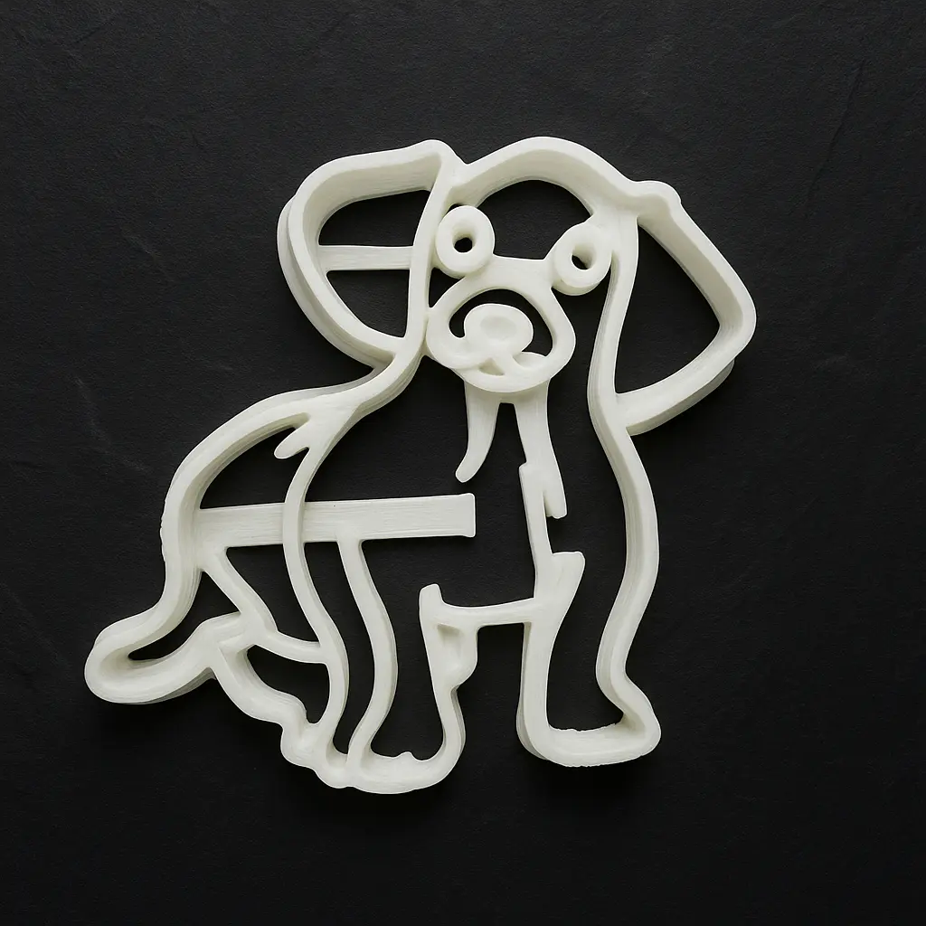 Ausstechform Dackel – Detailansicht