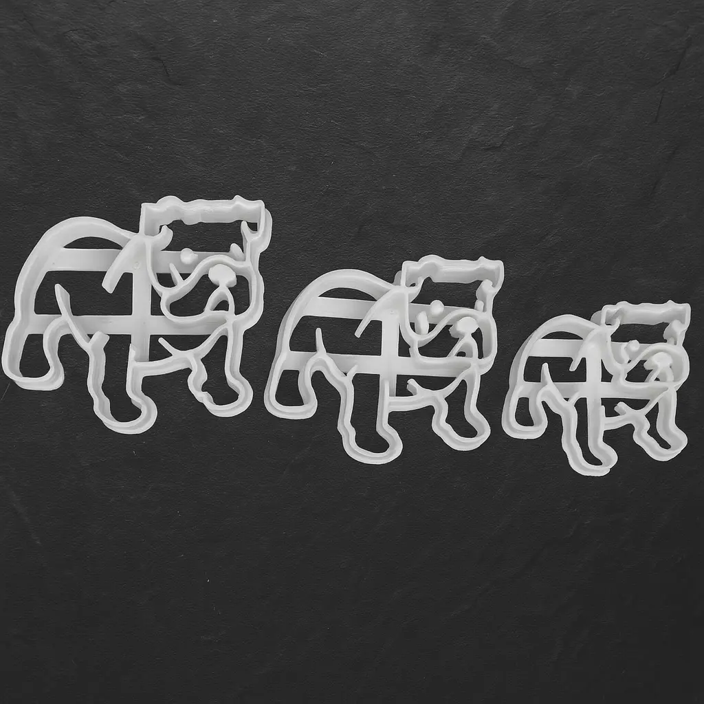 Ausstechform Englische Bulldogge – Detailansicht