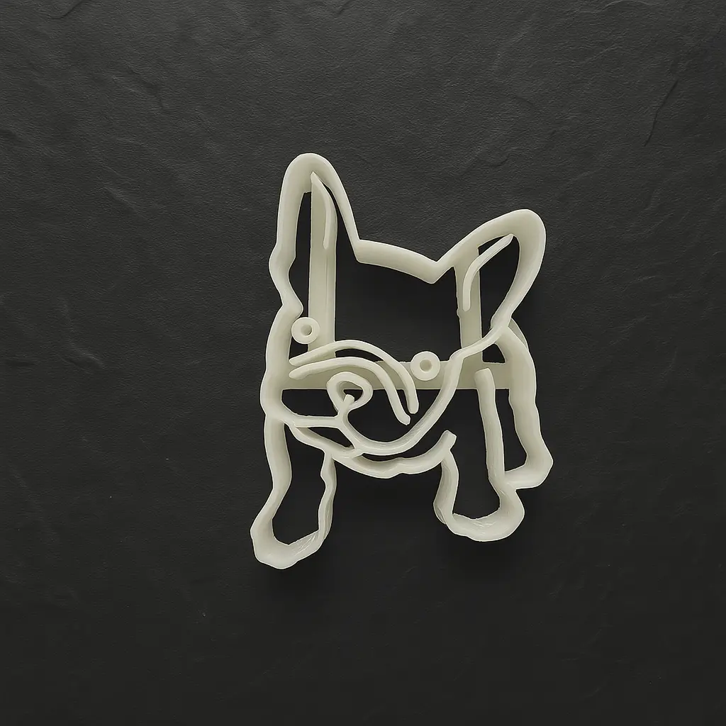 Ausstechform Französische Bulldogge – Detailansicht