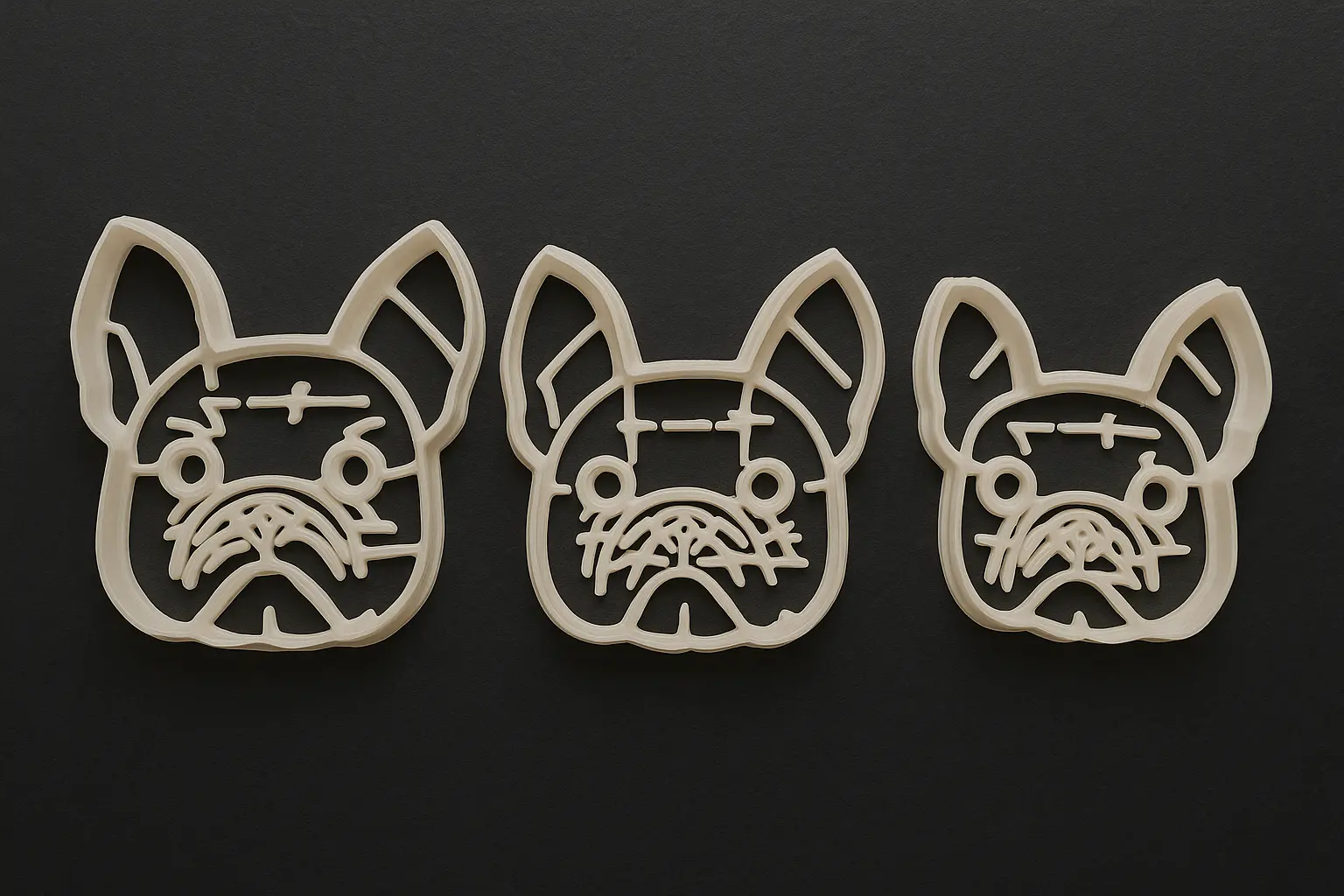 Ausstechform Französische Bulldogge – Detailansicht