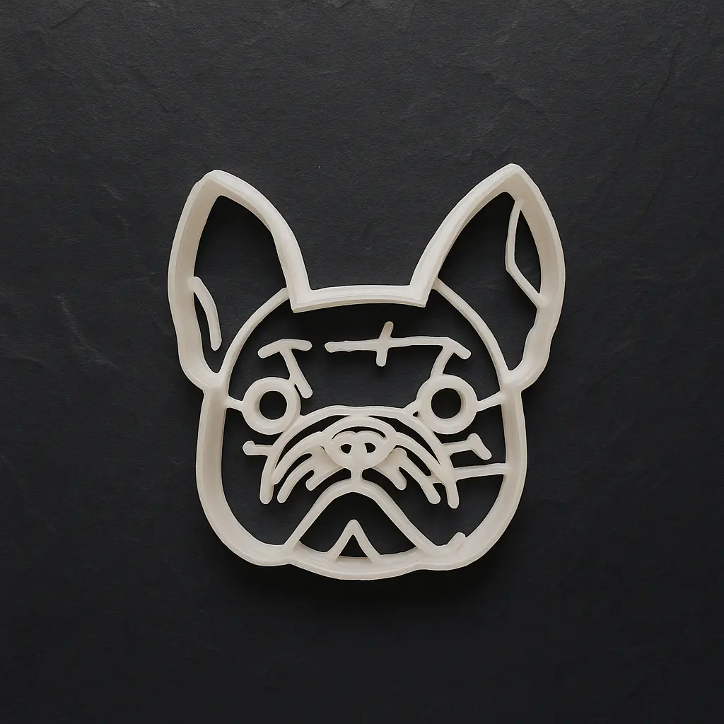 Ausstechform Französische Bulldogge – Detailansicht