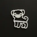 Ausstechform Mops – Detailansicht