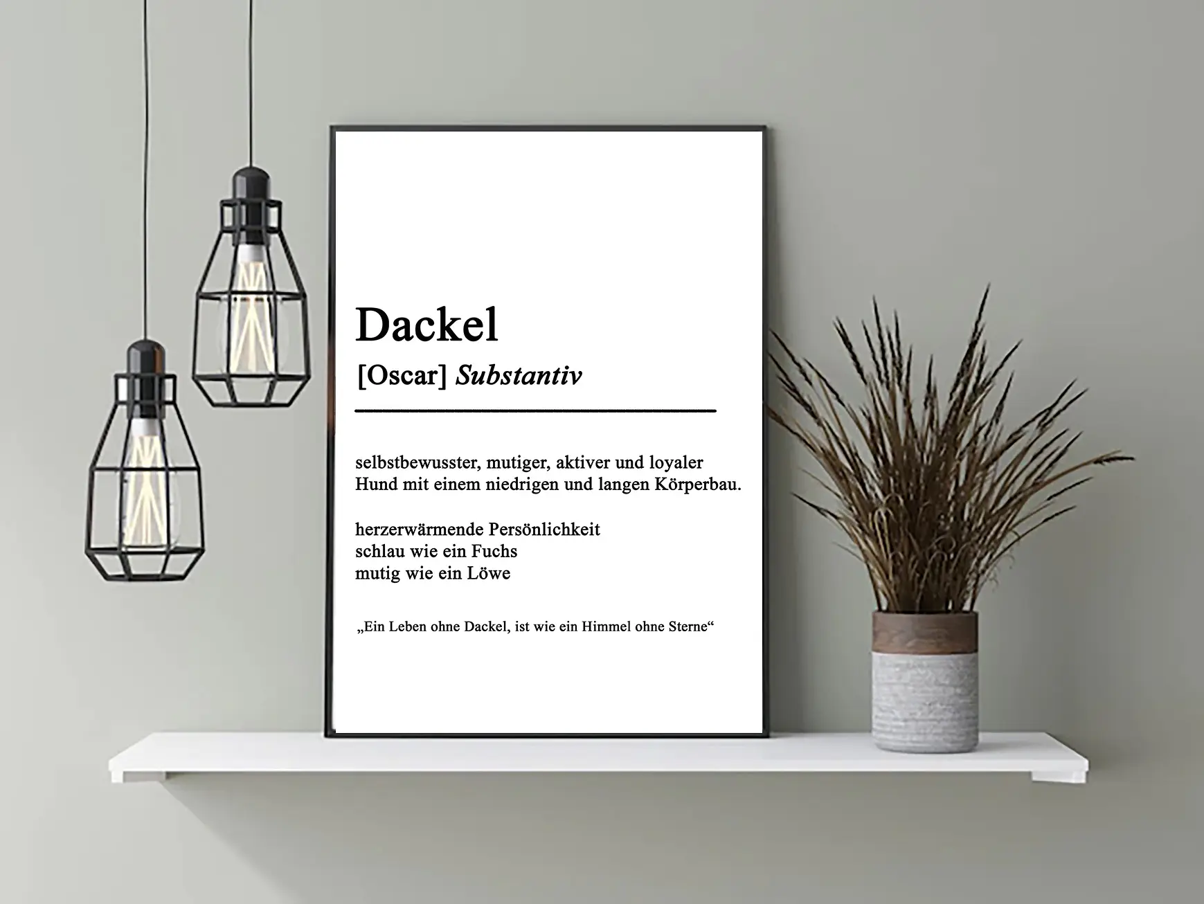 Definition Dackel Poster