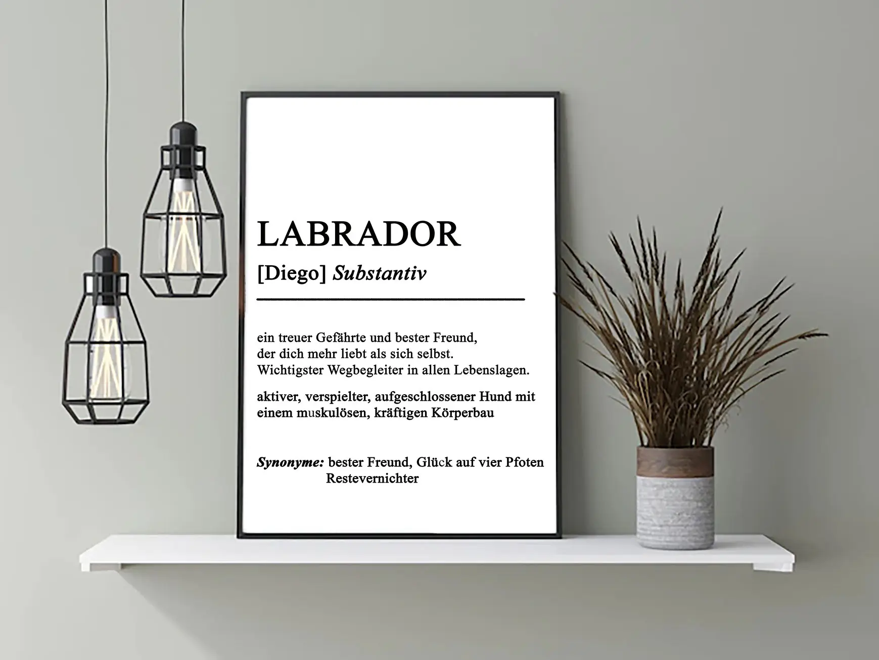 Definition Labrador Poster