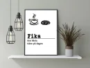 Fika skandinavisches Motiv