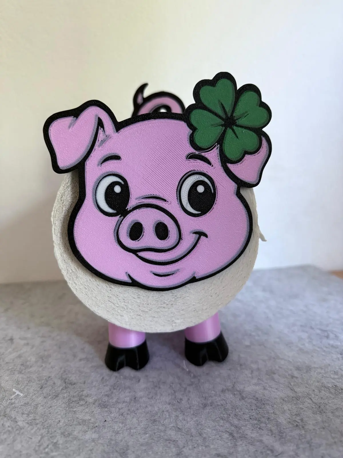 Klopapierhalter Schwein Gerlinde – lustige WC-Deko