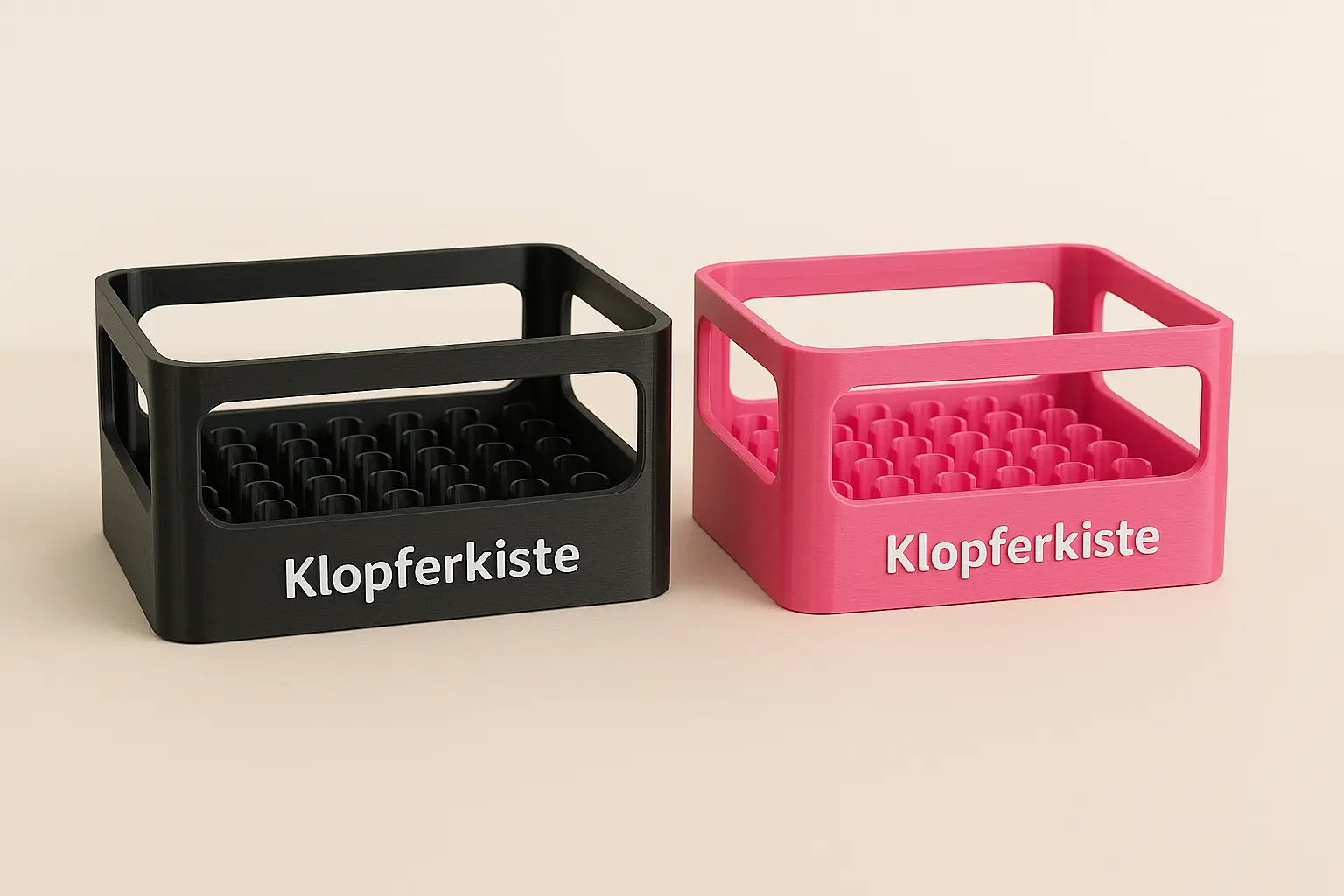 Klopferkiste stapelbar in Wunschfarbe