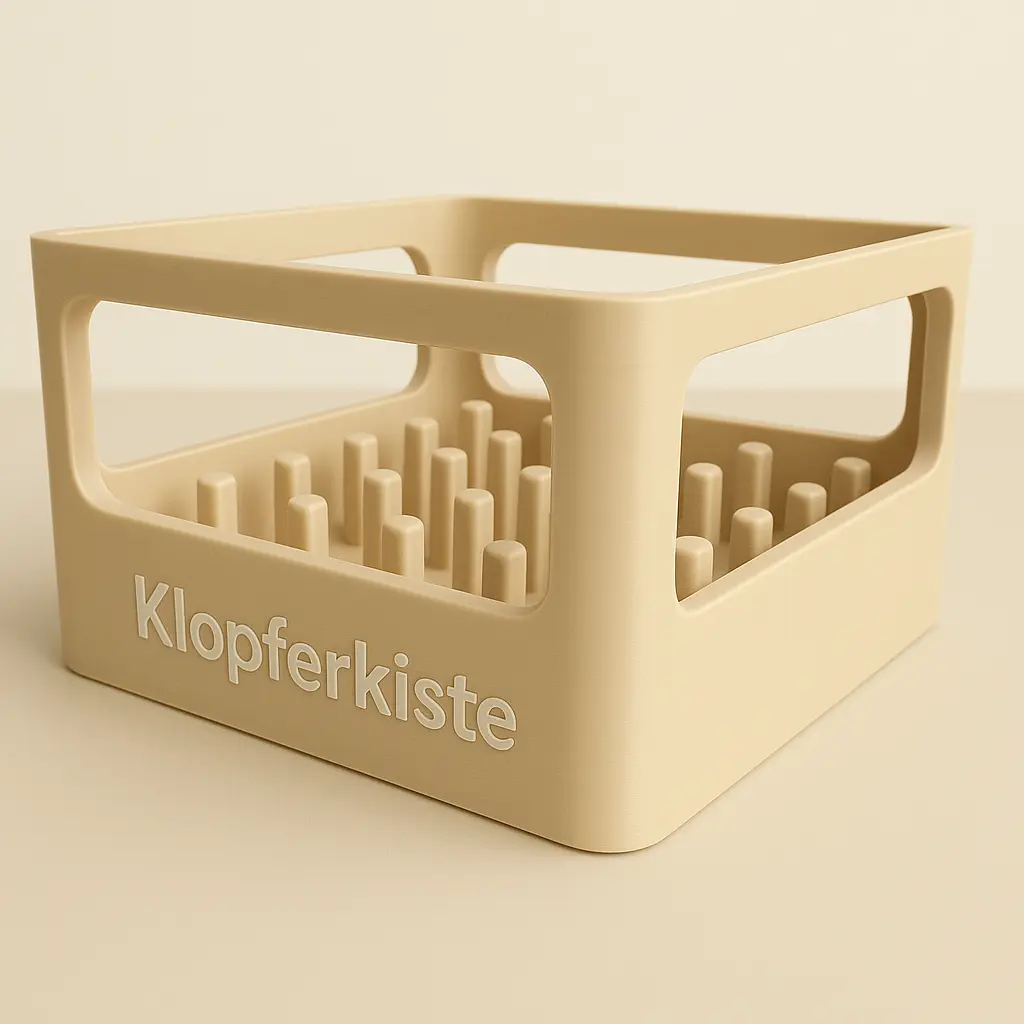 Klopferkiste stapelbar in Wunschfarbe