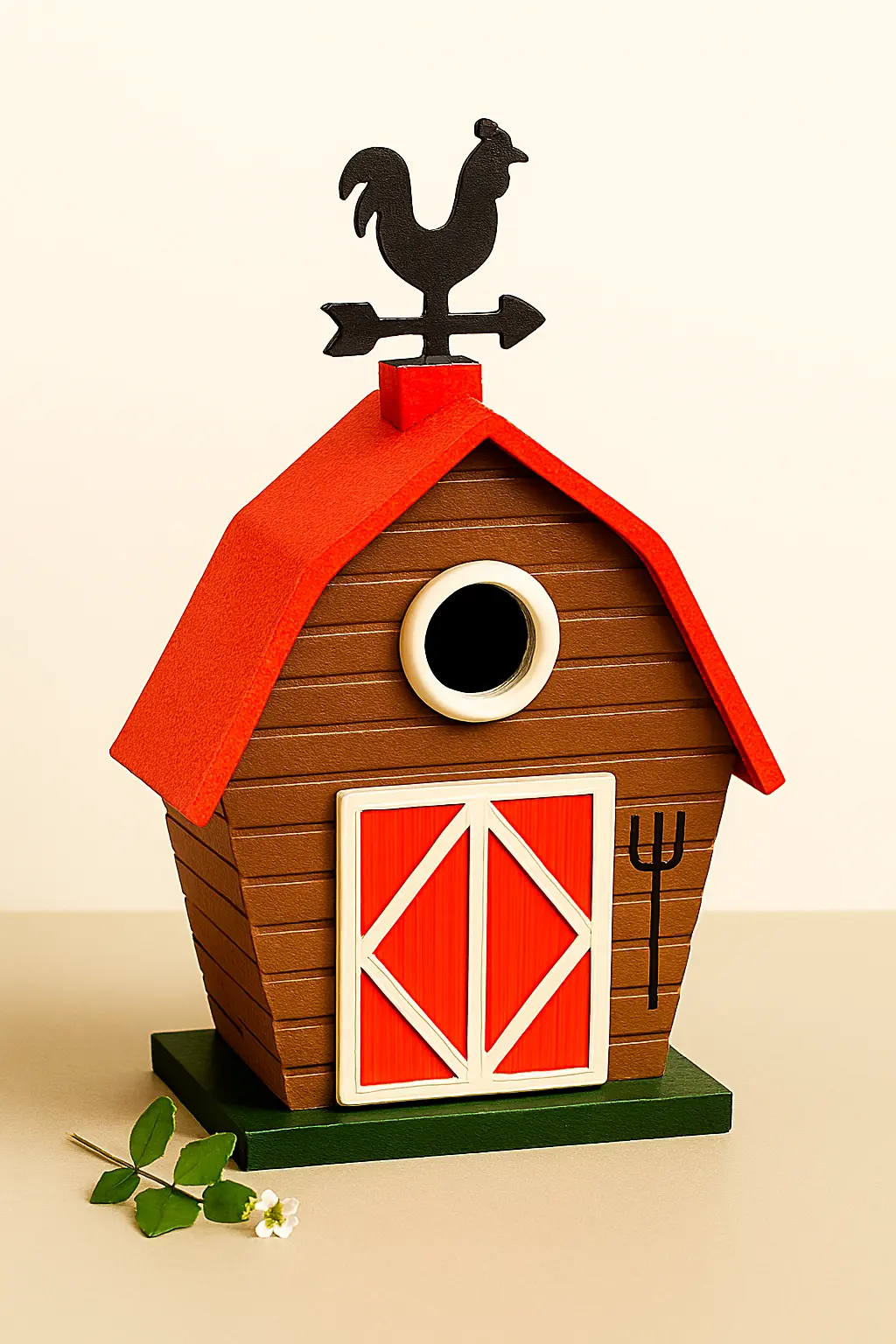 Detailansicht Vogelhaus/Nistkasten Scheune