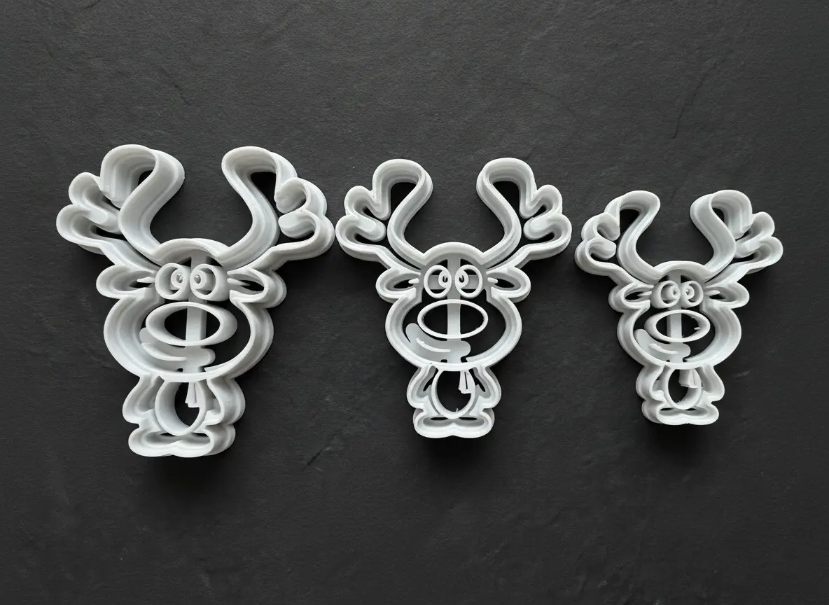 Ausstechform Rentier – in drei Größen