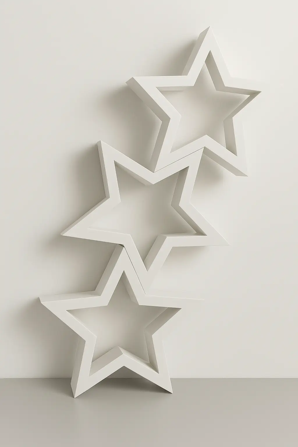 Sterne zur Weihnachtsdeko – für DIY Projekte, einzeln oder als 3er-Set – Bild 6