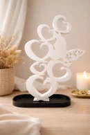 Schmetterling der Herzen Wohnaccessoire als freistehende Dekofigur