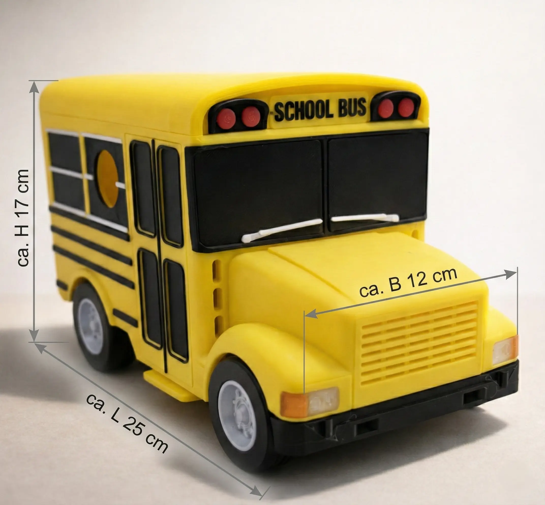 Vogelhaus Schulbus Frontansicht